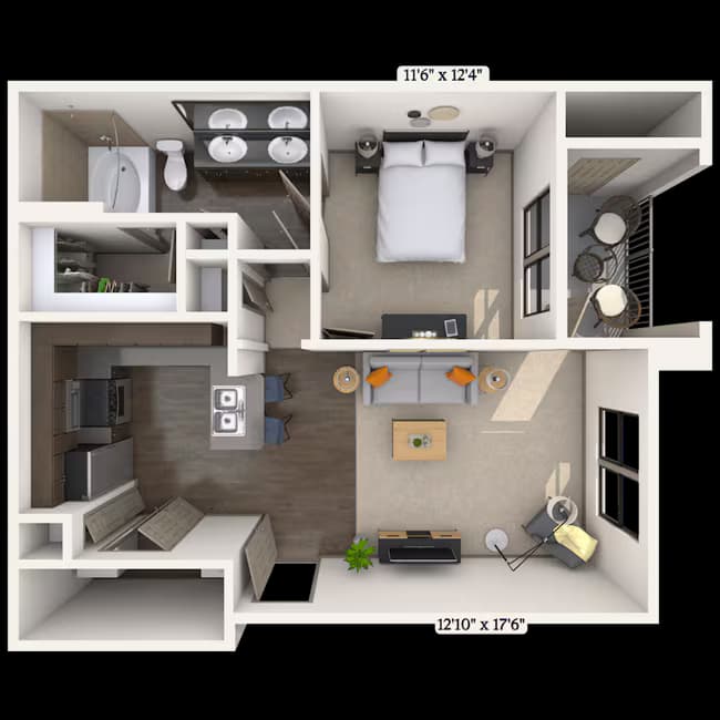 Unit 08104 05205 floor plan