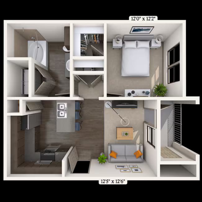 Unit 01305 01106 floor plan