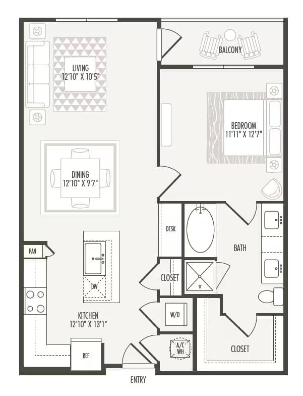 Unit 5112 5120 floor plan