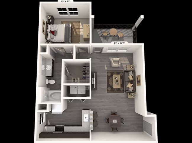 Unit 1228 1228 floor plan