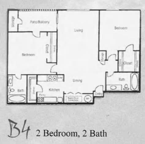 Unit 1217 1217 floor plan