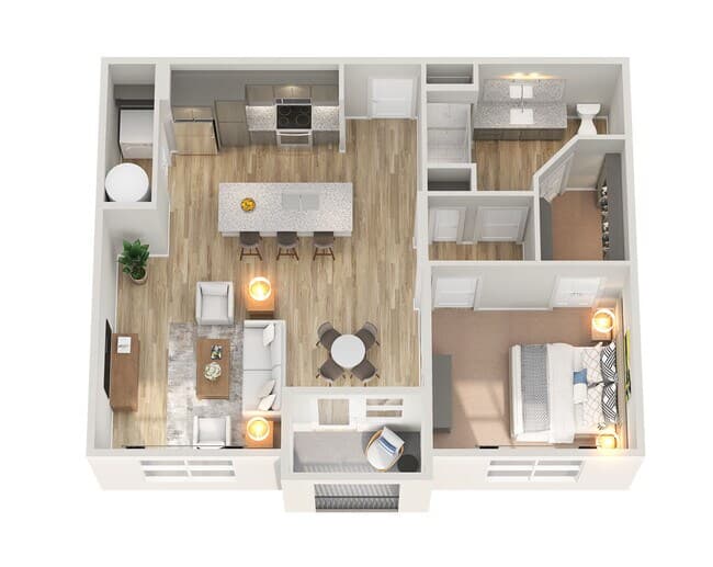 Unit 1340 1340 floor plan