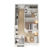 E1 1406 floor plan