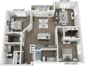 B2 1305 floor plan