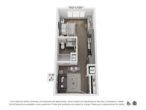 Unit 11307 14304 floor plan