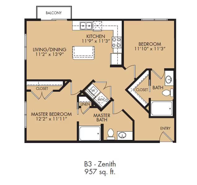 Unit 5302 1112 floor plan