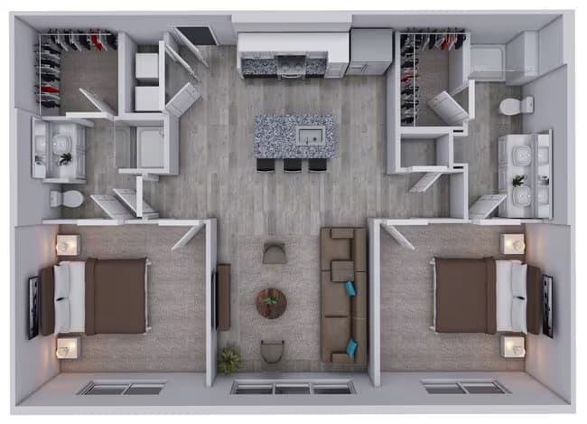 Unit 2048 2048 floor plan