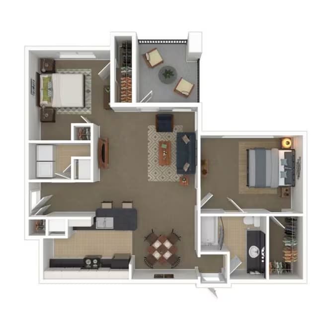 Unit 1735 1735 floor plan
