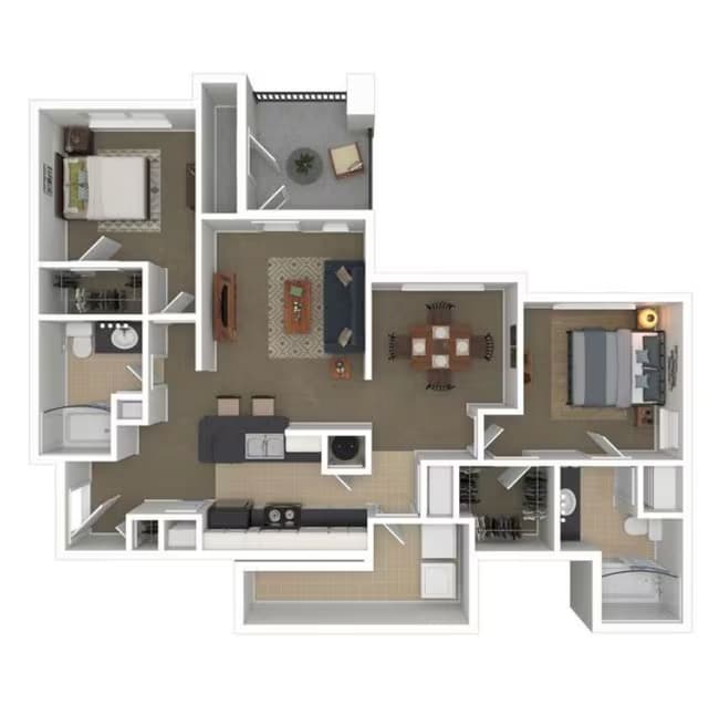 Unit 1731 2037 floor plan