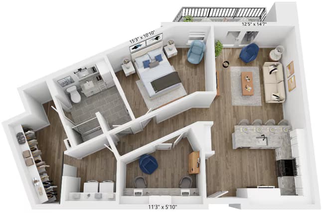 A11D 1470B floor plan