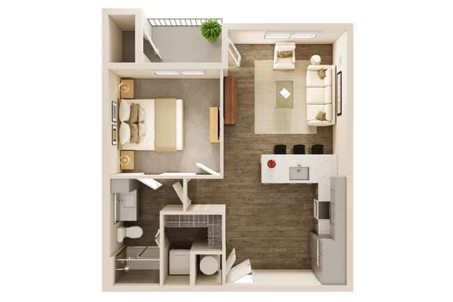 Unit 4105 4105 floor plan