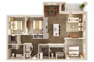 C1/C1A 2108 floor plan