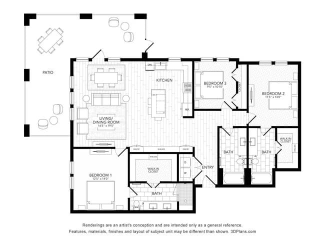 Unit 156 156 floor plan