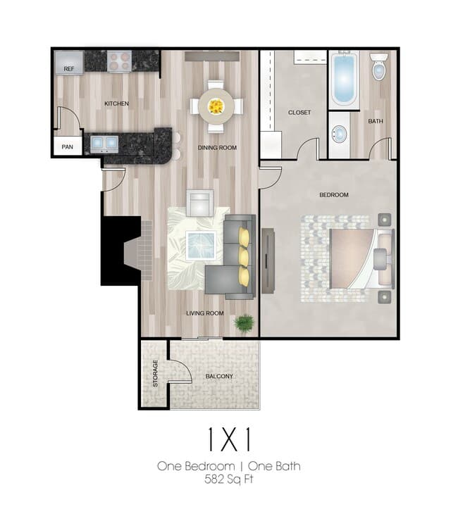 Unit 0210R 0216R floor plan