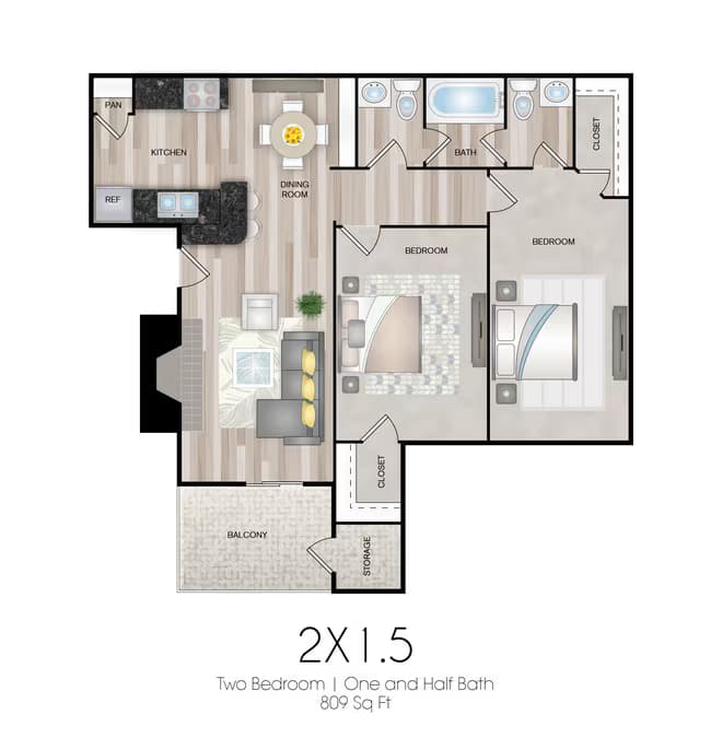 2-1.5 0415R floor plan