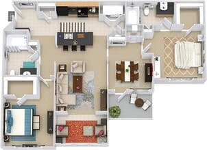 Kenyon with Sunroom 1316 floor plan
