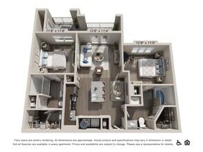 B2 332 floor plan