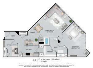 A4 808 floor plan
