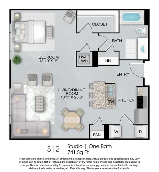 Unit 612 612 floor plan