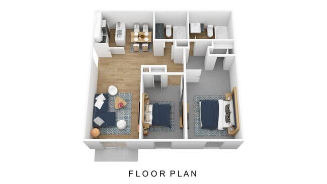 2B2B 1311 floor plan