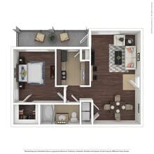 1B 0937 floor plan