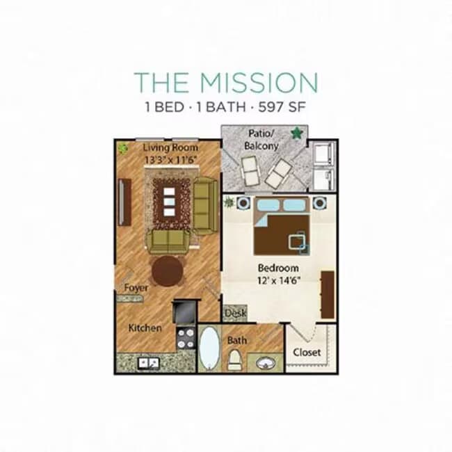 Unit 10202 10307 floor plan