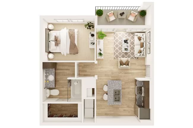 Unit 04104 04106 floor plan