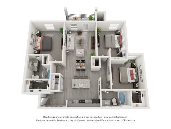 The King 203 floor plan