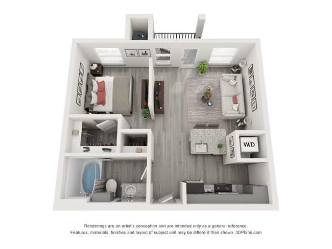 Unit 107 207 floor plan