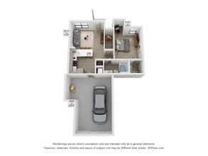 A1G - Garage floor plan