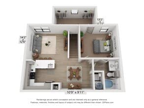 A2A floor plan