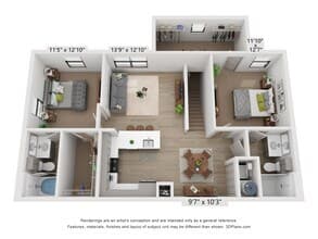 B2A floor plan
