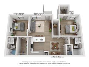 B2 floor plan