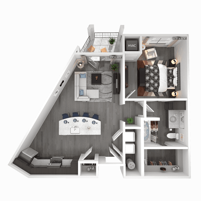 Unit 1417 1417 floor plan