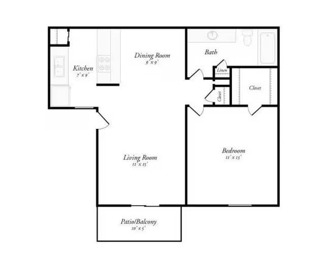Unit 295 191 floor plan