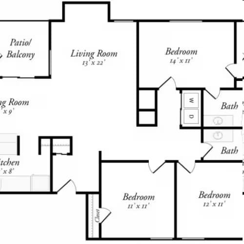 Unit 164 269 floor plan