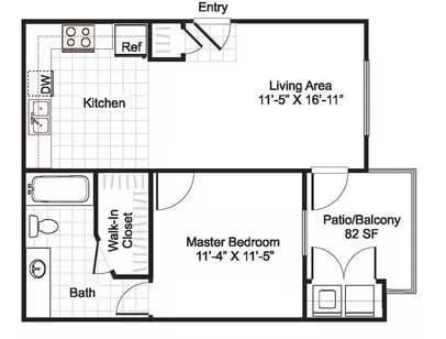 Unit 12103 10103 floor plan