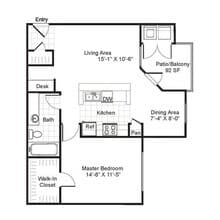 A2 1308 floor plan