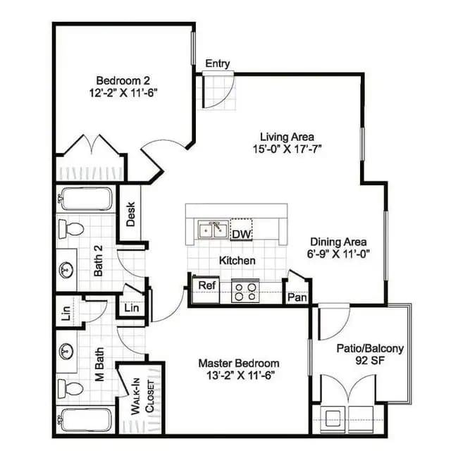 Unit 11302 11302 floor plan