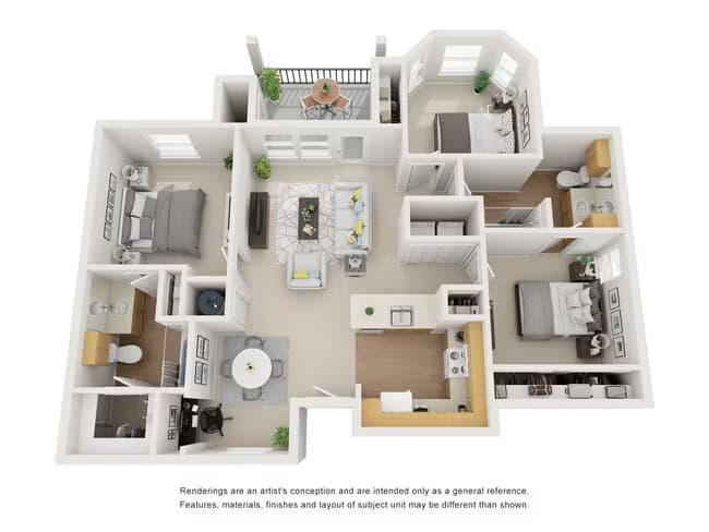 Unit 6303 5203 floor plan