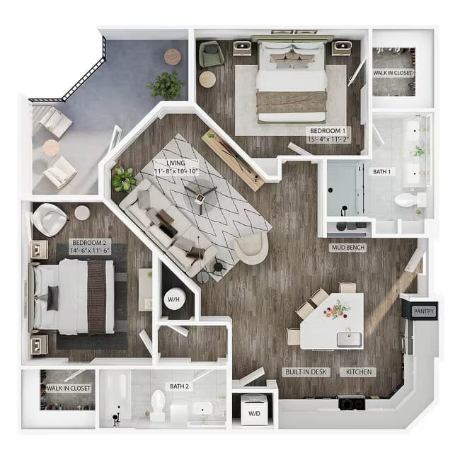 Unit 211 211 floor plan