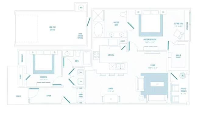 Unit 1812 1812 floor plan