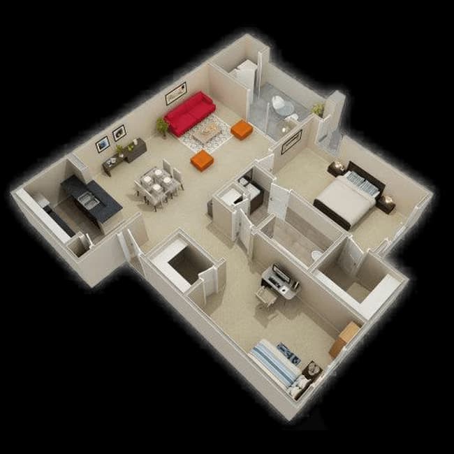 Unit 0305 1208 floor plan