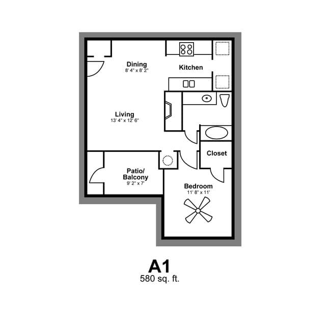 A1 0418 floor plan