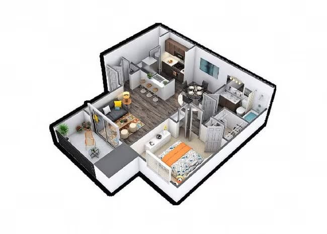 Unit 1213 1213 floor plan