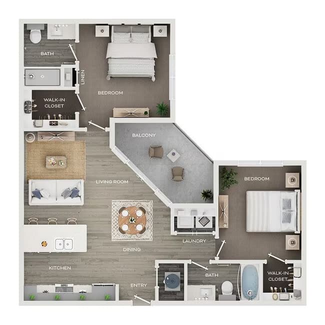 Unit 1434 1434 floor plan
