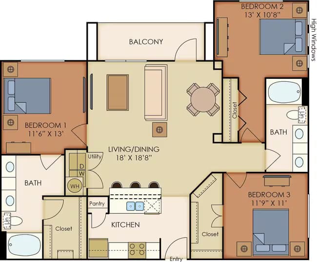 Unit 3311 3311 floor plan