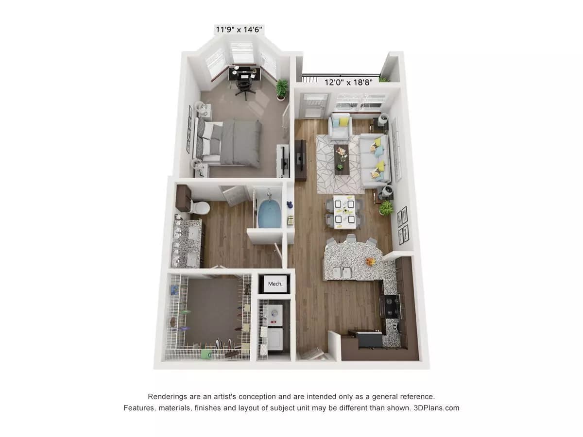 A1 5206 floor plan
