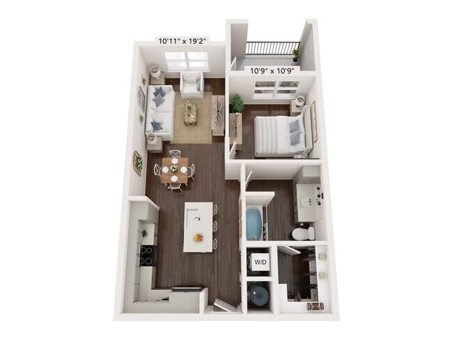 Unit 04303 04303 floor plan