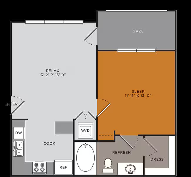 Unit 11307 02305 floor plan